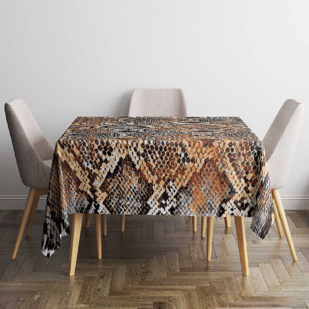 African Wild Animal Skins Tablecloth Vintage Snake Skin Pattern - African Pride