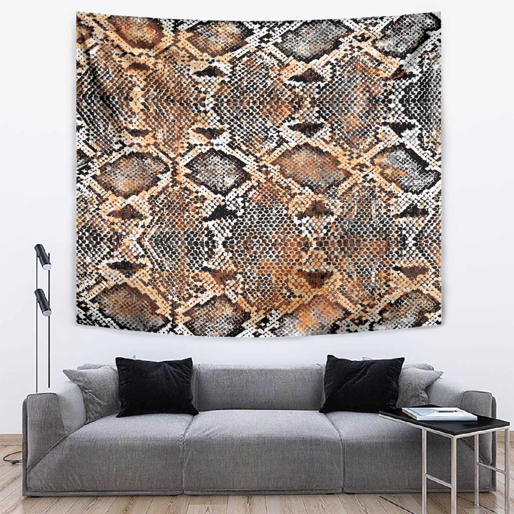 African Wild Animal Skins Tapestry Vintage Snake Skin Pattern - African Pride