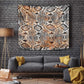 African Wild Animal Skins Tapestry Vintage Snake Skin Pattern - African Pride