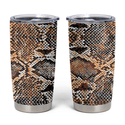 African Wild Animal Skins Tumbler Cup Vintage Snake Skin Pattern - African Pride
