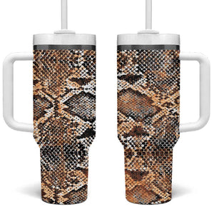 African Wild Animal Skins Tumbler With Handle Vintage Snake Skin Pattern - African Pride