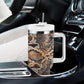 African Wild Animal Skins Tumbler With Handle Vintage Snake Skin Pattern - African Pride