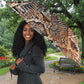 African Wild Animal Skins Umbrella Vintage Snake Skin Pattern