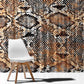 African Wild Animal Skins Window Curtain Vintage Snake Skin Pattern - African Pride
