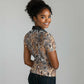 African Wild Animal Skins Women Polo Shirt Vintage Snake Skin Pattern - African Pride
