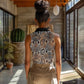 African Wild Animal Skins Women Sleeveless Polo Shirt Vintage Snake Skin Pattern - African Pride
