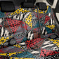 African Wild Animal Skins Back Car Seat Cover Triangles Pattern Afro Pattern Style - African Pride