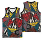 African Wild Animal Skins Basketball Jersey Triangles Pattern Afro Pattern Style - African Pride