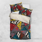 African Wild Animal Skins Bedding Set Triangles Pattern Afro Pattern Style - African Pride