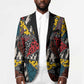 African Wild Animal Skins Blazer Triangles Pattern Afro Pattern Style