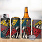 African Wild Animal Skins 4 in 1 Can Cooler Tumbler Triangles Pattern Afro Pattern Style - African Pride