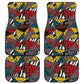 African Wild Animal Skins Car Mats Triangles Pattern Afro Pattern Style - African Pride