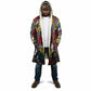 African Wild Animal Skins Cloak Triangles Pattern Afro Pattern Style