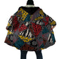 African Wild Animal Skins Cloak Triangles Pattern Afro Pattern Style