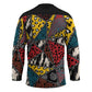 African Wild Animal Skins Hockey Jersey Triangles Pattern Afro Pattern Style