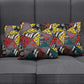 African Wild Animal Skins Pillow Cover Triangles Pattern Afro Pattern Style