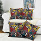 African Wild Animal Skins Pillow Cover Triangles Pattern Afro Pattern Style