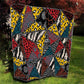 African Wild Animal Skins Quilt Triangles Pattern Afro Pattern Style - African Pride