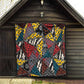 African Wild Animal Skins Quilt Triangles Pattern Afro Pattern Style - African Pride
