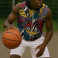 African Wild Animal Skins Sleeveless Zip Hoodie Triangles Pattern Afro Pattern Style - African Pride