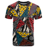 African Wild Animal Skins T shirt Triangles Pattern Afro Pattern Style - African Pride