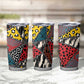 African Wild Animal Skins Tumbler Cup Triangles Pattern Afro Pattern Style - African Pride