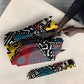 African Wild Animal Skins Umbrella Triangles Pattern Afro Pattern Style