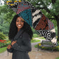 African Wild Animal Skins Umbrella Triangles Pattern Afro Pattern Style