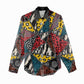 African Wild Animal Skins Women Casual Shirt Triangles Pattern Afro Pattern Style - African Pride