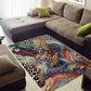 African Wild Animal Skins Area Rug Unique Leopard Zebra And Snake Patterns - African Pride