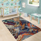 African Wild Animal Skins Area Rug Unique Leopard Zebra And Snake Patterns - African Pride