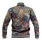 African Wild Animal Skins Baseball Jacket Unique Leopard Zebra And Snake Patterns - African Pride