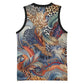 African Wild Animal Skins Basketball Jersey Unique Leopard Zebra And Snake Patterns - African Pride