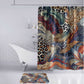 African Wild Animal Skins Bathroom Set Unique Leopard Zebra And Snake Patterns