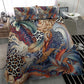 African Wild Animal Skins Bedding Set Unique Leopard Zebra And Snake Patterns - African Pride