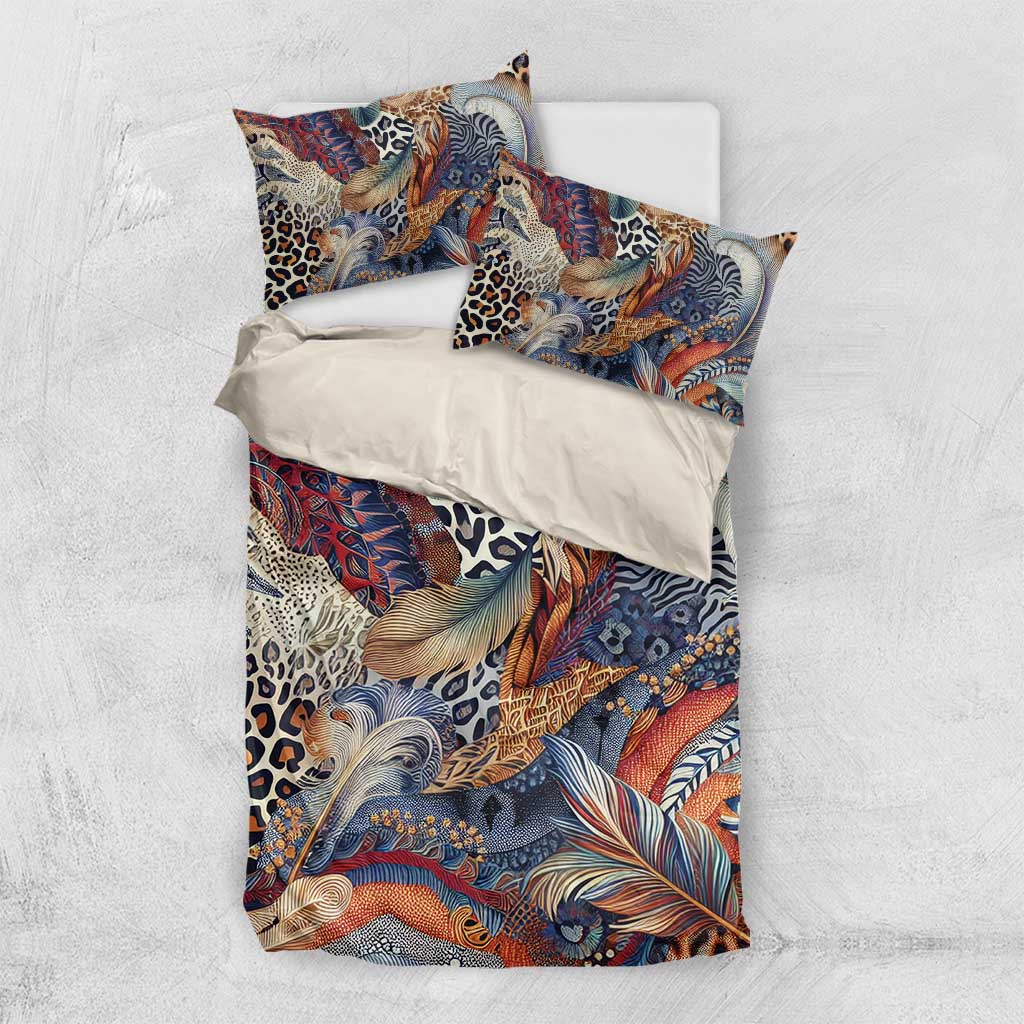 African Wild Animal Skins Bedding Set Unique Leopard Zebra And Snake Patterns - African Pride