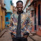 African Wild Animal Skins Bomber Jacket Unique Leopard Zebra And Snake Patterns - African Pride
