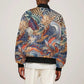 African Wild Animal Skins Bomber Jacket Unique Leopard Zebra And Snake Patterns - African Pride
