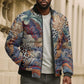 African Wild Animal Skins Bomber Puffer Jacket Unique Leopard Zebra And Snake Patterns