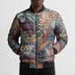 African Wild Animal Skins Bomber Puffer Jacket Unique Leopard Zebra And Snake Patterns