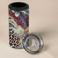 African Wild Animal Skins 4 in 1 Can Cooler Tumbler Unique Leopard Zebra And Snake Patterns - African Pride