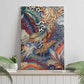 African Wild Animal Skins Canvas Wall Art Unique Leopard Zebra And Snake Patterns - African Pride