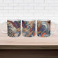African Wild Animal Skins Ceramic Mug Unique Leopard Zebra And Snake Patterns