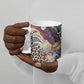 African Wild Animal Skins Ceramic Mug Unique Leopard Zebra And Snake Patterns