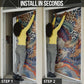 African Wild Animal Skins Door Cover Unique Leopard Zebra And Snake Patterns