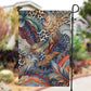 African Wild Animal Skins Garden Flag Unique Leopard Zebra And Snake Patterns - African Pride