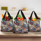 African Wild Animal Skins Grocery Bag Unique Leopard Zebra And Snake Patterns - African Pride