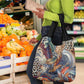 African Wild Animal Skins Grocery Bag Unique Leopard Zebra And Snake Patterns - African Pride