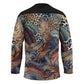 African Wild Animal Skins Hockey Jersey Unique Leopard Zebra And Snake Patterns