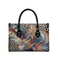African Wild Animal Skins Leather Bag Unique Leopard Zebra And Snake Patterns